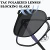 clip magnétique mode polarisé 2 en 1 montures de lunettes hommes femmes sur lunettes de soleil carré haute qualité rétro lunettes aimant clips