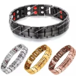 Hip Hop aimant chaîne en acier inoxydable Bracelet intelligent Glamour hommes Dragon échelle aimant Bracelet sport Bracelet