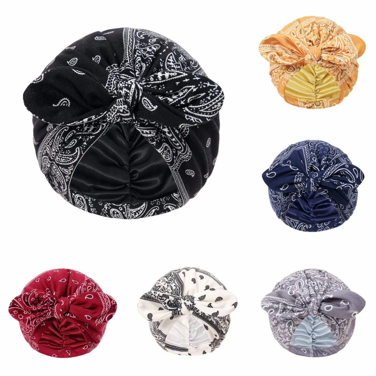 nouveau nœud femmes foulard turban prêt à porter intérieur hijabs femme musulman hijab casquettes inde wrap turbante mujer