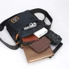 petit sac à main décontracté en nylon pour hommes, sac à bandoulière élégant pour hommes, compact et léger, sac à main messager tendance