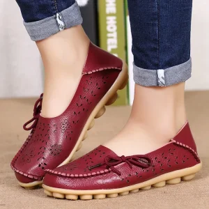 Chaussures plates femmes mocassins en cuir respirant femmes chaussures décontractées sans lacet mocassins Zapatos Para Mujeres chaussures plates confortables femme Chaussures plates femmes mocassins en cuir respirant femmes chaussures décontractées sans lacet mocassins Zapatos Para Mujeres chaussures plates confortables femme