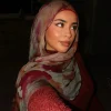 femmes musulmanes hijab aquarelle imprimé styles bohème doux écharpe ramadan foulards foulard châles turban respirant hijabs