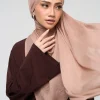 2 pièces ensemble modal hijab avec capuchon intérieur rayonne coton hijabs pour femmes plaine écharpe châles grande taille foulard islamique turban bandeau