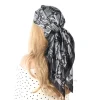 foulards en soie femmes marque de luxe été créateur de mode tête/écharpe de cheveux 90*90 cm hijab bandana cheveux foulard femme 90x90 cm