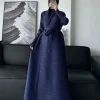 kaf – abaya de luxe pour femmes, couleur unie, design classique en dentelle, ample, grand arabe, vêtements de festival traditionnels, nouvelle collection automne 2025