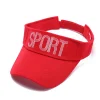 femmes hommes broderie texte sport visières casquette golf course tennis casquette protection uv haut vide crème solaire casquettes