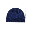 mode strass femmes hijab nœud papillon musulman dames turban bonnet doux élastique tête enveloppement foulard chapeaux indiens