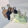 camisole de yoga professionnelle, tapis de poitrine fixe, sous vêtements de sport pour femmes, antichoc, respirant, gilet de beauté, soutien gorge de course, haut de gymnastique