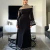 abaya musulman eid robe de soirée pour les femmes broderie jalabiya ramadan robes longues abayas robes largos caftan arabe longue robe