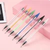 stylo à points pour sélecteur de strass, pierres précieuses à double extrémité, cristaux, goujons, crayon de cire, manucure, nail art, outil de décoration à faire soi même