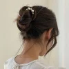 Épingles à cheveux ondulées en alliage de perles en forme de u, 1 pièce, barrettes simples en métal, outils de coiffure de mariée, accessoires de mariage