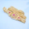 ceinture de robe marocaine arabe pour femme, tournesol, bijoux de mariée préliminaire, cadeau de mariage, accessoires caftan, biscuits, mariages