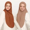 Vente chaude une pièce hijab prêt à porter bawal instantané foulard instantané pour les femmes musulmanes
