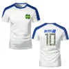 t shirts de sport pour hommes capitaine tsubasa maillot d'anime cosplay hauts personnalisés hommes et femmes en vrac vêtements de sport à séchage rapide t shirts pour enfants