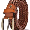 ceinture en cuir tressé hommes/femmes boucle ardillon ceinture de taille pour hommes de haute qualité luxe hommes ceintures de créateur pour hommes hommes ceinture femme