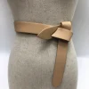 Ceinture à boucle nouée pour femmes, Design de luxe décontracté, robes et chemises à la mode, accessoires en jean, taille Corset, harnais gothique