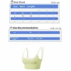 soutien gorge d'entraînement respirant, confortable, antichoc, débardeur, anti affaissement, améliore le soutien de la poitrine, soutien gorge de sport, vêtements externes