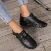 2025 chaussures plates pour femmes nouveaux mocassins orthopédiques femme mocassins cousus sans lacet ballerines pour femmes infirmière chaussures médicales
