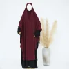 plaine nida extra long khimar hijab écharpe vêtements de prière musulmane islamique jilbab hijabs pour femmes abaya foulard niqab ramadan eid