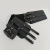 desginer ceintures pour femmes de haute qualité élastique noir corset femme taille ceinture sac mini porte monnaie stretch cummerbunds décor