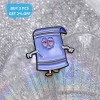 broches en émail de dessin animé de comédie drôle, broches décoratives créatives et mignonnes pour serviettes, badges à revers, accessoires de bijoux, vente en gros