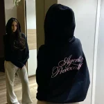 Sweat-shirt à capuche Harajuku, esthétiquement agréable, à la mode, unique, streetwear, lettre imprimée, rétro américain, hauts décontractés pour tous les jours