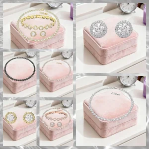 Bijoux vintage en diamant étincelant, adaptés aux banquets et aux scènes quotidiennes, répondent aux besoins de style de luxe léger.