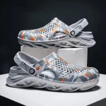 Sandales plates hommes chaussures EVA pantoufles jardin plate-forme sandales homme été sandales nouvelles hommes baskets en plein air tongs maison sabots