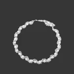 Collier de perles Punk gothique, mode Hip-hop, chaîne claviculaire, perles métalliques enveloppées, ras du cou, bijoux, accessoires de carnaval