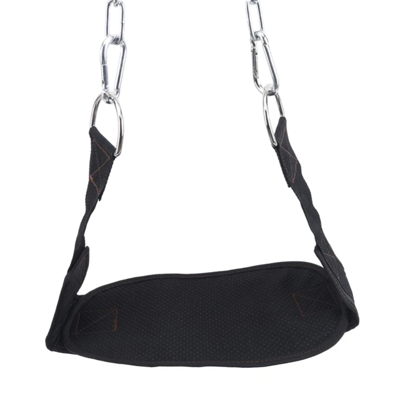ceinture de musculation en néoprène épais avec chaîne, ceinture de trempage pour tirer le menton vers le haut, kettlebell, fitness, musculation, ceinture de gymnastique