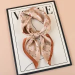 Bandeaux polyvalents et décontractés pour femmes, châles imprimés 70x70cm, enveloppes en Imitation soie, cravate de cou, Hijab pour femmes