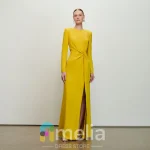 Amelia-Robe de soirée longue à col rond pour femmes, robes de Rhélégantes, robes de soirée A-Line, occasions spéciales, soirée formelle, tout ce qui est pour Dubaï, 2024