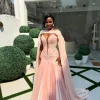 aso ebi – robe de soirée de forme sirène, élégante, perlée, sexy, col en v, épaules dénudées, détachable, pour invités de mariage, robe formelle personnalisée