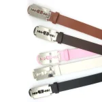 Ceinture à boucle en métal argenté, accessoires de jupe en jean pour femmes, ceinture personnalisée à la mode et polyvalente, nouvelle collection