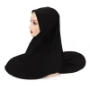 hijab en jersey modal pour femme, turban arabe, Écharpe de sauna double ronde, bonnet