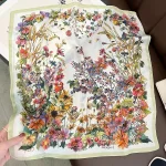 100% naturel véritable Foulard en soie mode dame petit cou Foulard femme Bandana foulards pour femmes Hijab châle enveloppes Foulard