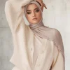 luxe doux mince musulman hijab écharpe femmes longue couleur unie tête enveloppement pour femmes hijabs foulards dames musulman voile jersey hijabs