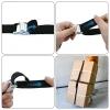 sangles de chargement de ceinture d'arrimage à boucle de 2m pour voiture moto vélo avec corde de remorquage à boucle en métal ceinture à cliquet solide pour sac à bagages