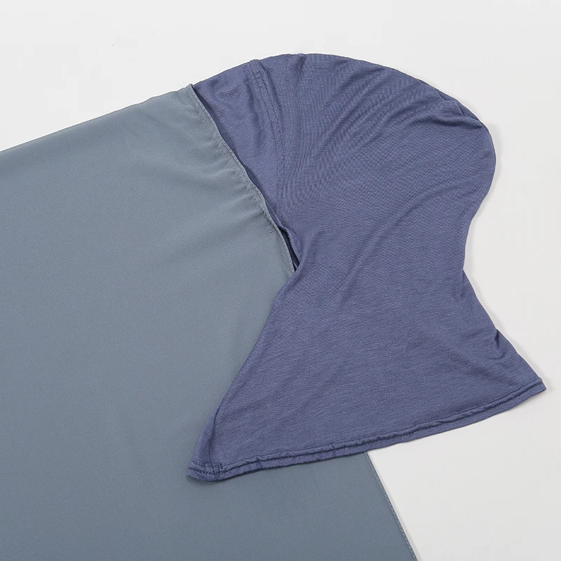 casquette hijabs instantanés avec couvre cou, foulards prêt à vitation, en mousseline de soie, voile musulman, Écharpe islamique pour sauna, pour femme