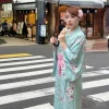 kimono amélioré rétro japonais traditionnel dieu vêtements yukata fille halloween thème fête cosplay scène performance costume costume