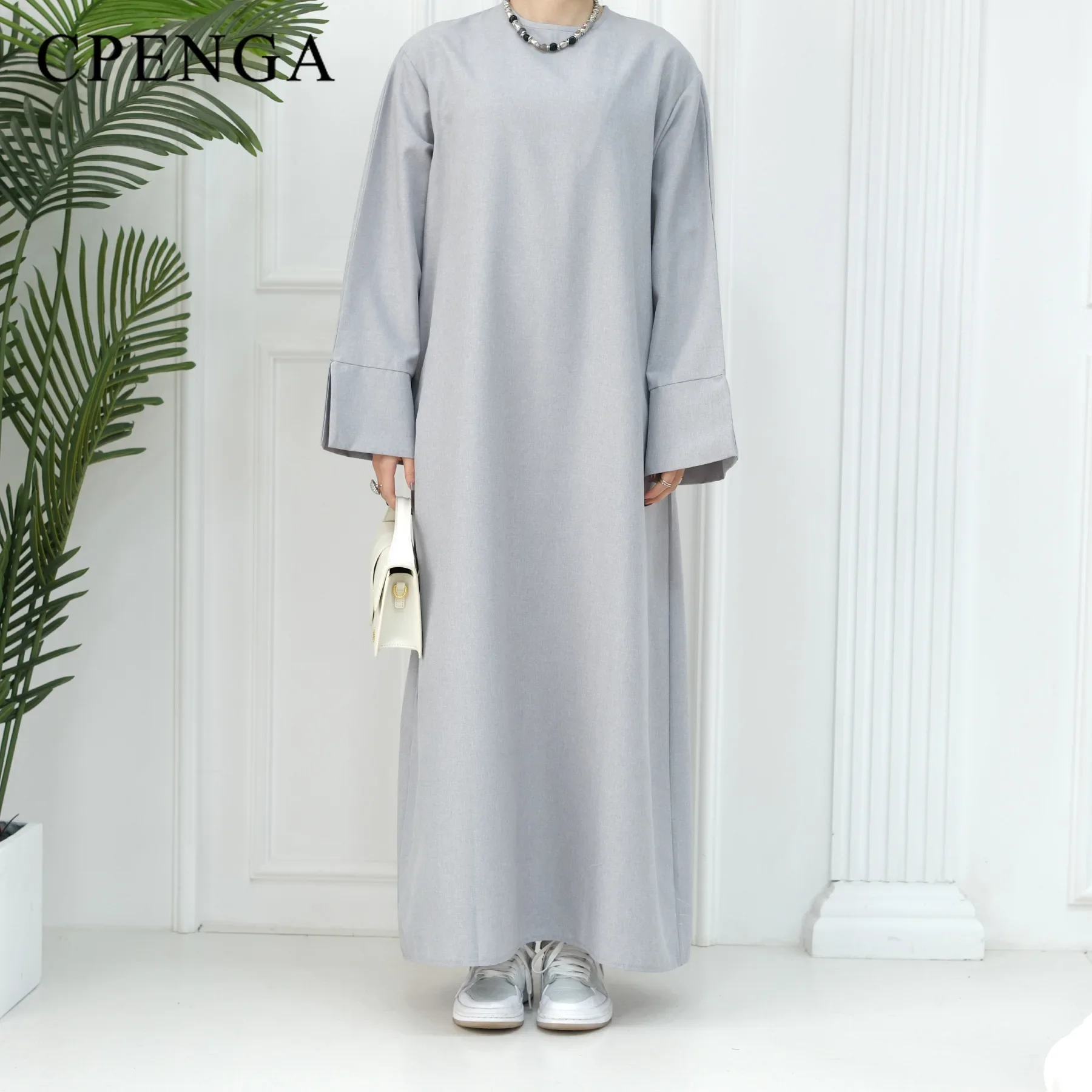 abaya de dubaï pour femmes musulmanes, eid ramadan, robe modeste, turquie, ample, grande robe élégante, vêtements islamiques, nouvelle collection 2024