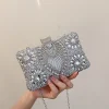 sac de luxe femme pochette soirée femme sac de soirée pour femme pochettes de soirée en biscuits étincelants pour femmes, sac à bandoulière queparty gemstone, sacs à main de créateur, luxe, mariage, rh, 2024