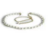 ceinture de taille en perles pour femmes et filles, élégante, élastique, sangle en cristal, designer