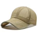 Casquette de Baseball en maille respirante pour hommes et femmes, chapeau de protection solaire pour Sports de plein air d&rsquo;été avec bord ajouré