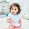 insular Écharpe en coton biologique pour bébé, bavoir solide pour nouveau né, garçon, fille, tout petit, hiver
