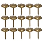 Têtes de clous décoratives en fer, 200 pièces, punaises pour meubles, épingles de rembourrage, punaises pour décoration, fournitures de reliure de bureau