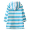 t shirt à capuche à manches longues pour filles, robe décontractée chaude et mignonne pour enfants en bas âge, hauts en coton printemps automne, manteau en jersey pour enfants 2 7t