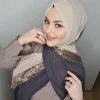hijab femme musulman ramadan abaya femme islam foulard musulmane pour femme bonnet soie de medine abaya – turban islamique en mousseline de soie pour femmes, hijab, écharpe en jersey, robe musulmane, tête, châle