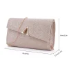 pochette de dîner, pochette, trousse de maquillage de soirée de mariage pour femme, sac à main à bandoulière simple