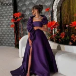 Booma-Robe de Soirée Élégante pour Femme, Tenue de Bal Arabe, Fendue sur le Côté, Dubaï, 2025